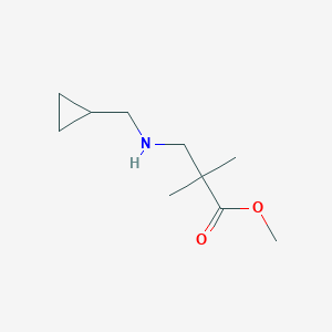 Methyl 3-[(cyclopropylmethyl)amino]-2,2-dimethylpropanoate