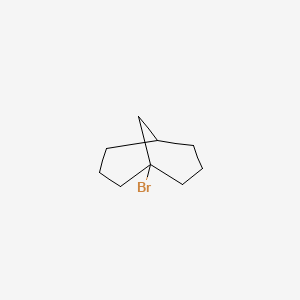molecular formula C9H15Br B14701290 Bicyclo[3.3.1]nonane, 1-bromo- CAS No. 15292-76-9