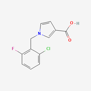 1-[(2-chloro-6-fluorophenyl)methyl]-1H-pyrrole-3-carboxylic acid