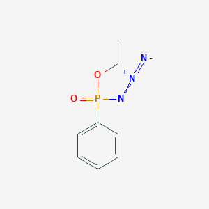 molecular formula C8H10N3O2P B14701330 Ethyl phenylphosphonazidate CAS No. 20590-06-1