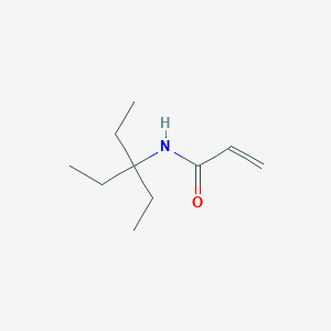molecular formula C10H19NO B14701365 N-(3-Ethylpentan-3-yl)prop-2-enamide CAS No. 22431-84-1