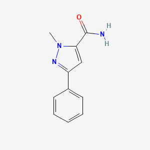1-methyl-3-phenyl-1H-pyrazole-5-carboxamide