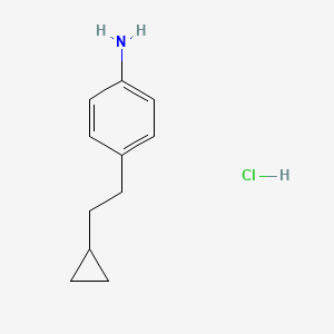 4-(2-Cyclopropylethyl)aniline hydrochloride