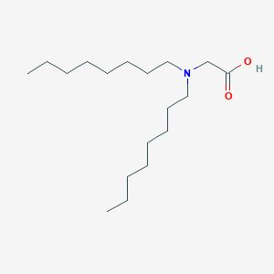 molecular formula C18H37NO2 B14701470 n,n-Dioctylglycine CAS No. 18198-48-6