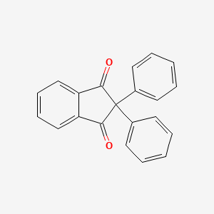 molecular formula C21H14O2 B14701489 2,2-Diphenyl-1h-indene-1,3(2h)-dione CAS No. 23717-59-1