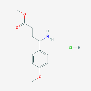 Methyl 4-amino-4-(4-methoxyphenyl)butanoate hydrochloride