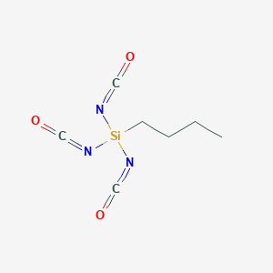 molecular formula C7H9N3O3Si B14701518 Butyl(triisocyanato)silane CAS No. 18251-13-3