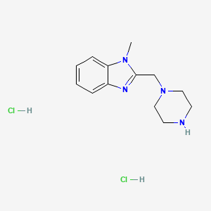 1-methyl-2-(piperazin-1-ylmethyl)-1H-benzimidazole dihydrochloride