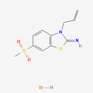 3-allyl-6-(methylsulfonyl)benzo[d]thiazol-2(3H)-imine hydrobromide