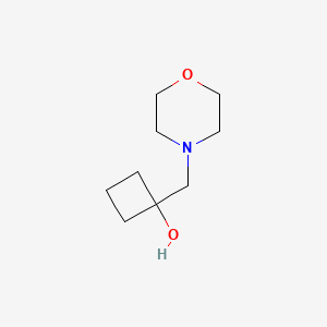 1-[(Morpholin-4-yl)methyl]cyclobutan-1-ol