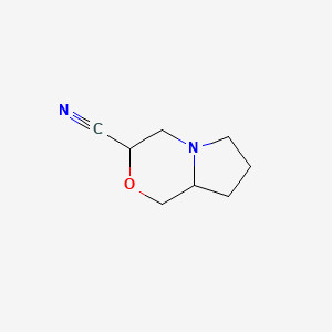 hexahydro-1H-pyrrolo[2,1-c]morpholine-3-carbonitrile