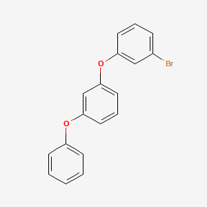 molecular formula C18H13BrO2 B14701591 Benzene, 1-(3-bromophenoxy)-3-phenoxy- CAS No. 23840-43-9