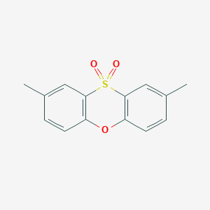 molecular formula C14H12O3S B14701599 Phenoxathiin, 2,8-dimethyl-, 10,10-dioxide CAS No. 21797-74-0