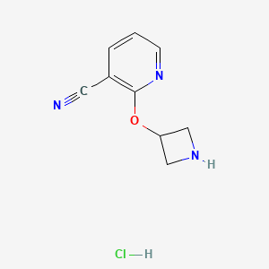 2-(Azetidin-3-yloxy)nicotinonitrile hydrochloride