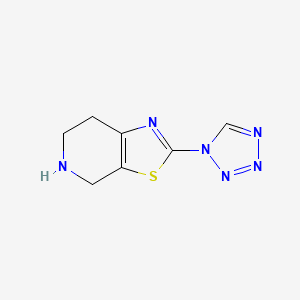 2-(1H-tetrazol-1-yl)-4,5,6,7-tetrahydro[1,3]thiazolo[5,4-c]pyridine