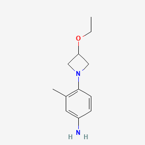 4-(3-Ethoxyazetidin-1-yl)-3-methylaniline