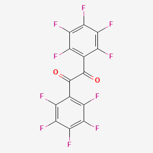 molecular formula C14F10O2 B14701686 Bis(pentafluorophenyl)ethane-1,2-dione CAS No. 19555-07-8