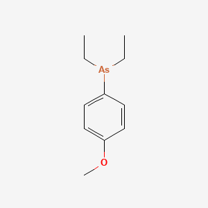 molecular formula C11H17AsO B14701730 Diethyl(4-methoxyphenyl)arsane CAS No. 17870-08-5
