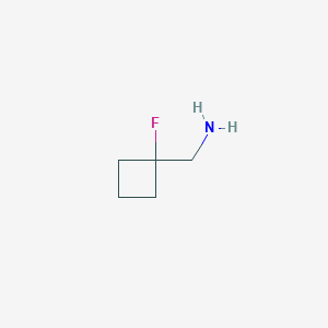 molecular formula C5H10FN B1470175 (1-Fluorocyclobutyl)methanamine CAS No. 883311-84-0
