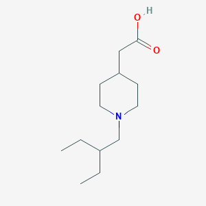 2-(1-(2-Ethylbutyl)piperidin-4-yl)acetic acid