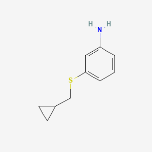 3-Cyclopropylmethylsulfanyl-phenylamine