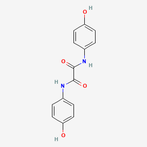 molecular formula C14H12N2O4 B14701791 N,N'-Bis(4-hydroxyphenyl)ethanediamide CAS No. 19532-75-3