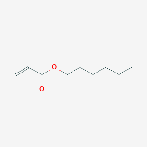molecular formula C9H16O2<br>C9H16O2<br>CH2CHCOO(CH2)5CH3 B147018 Hexyl acrylate CAS No. 2499-95-8