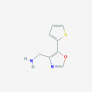 [5-(Thiophen-2-yl)-1,3-oxazol-4-yl]methanamine