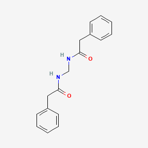 molecular formula C17H18N2O2 B14701878 N,N'-Methylenebis(2-phenylacetamide) CAS No. 21151-64-4