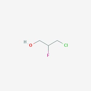 molecular formula C3H6ClFO B14701884 3-Chloro-2-fluoropropan-1-ol CAS No. 26438-85-7