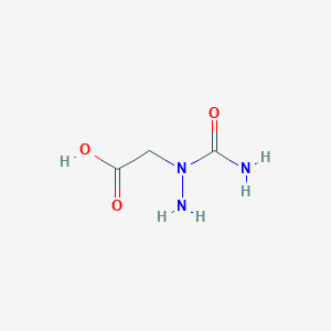molecular formula C3H7N3O3 B147019 (1-(Aminocarbonyl)hydrazino)acetic acid CAS No. 138-07-8