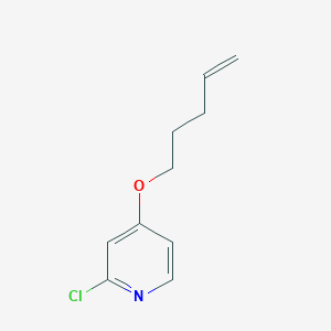 2-Chloro-4-(pent-4-en-1-yloxy)pyridine