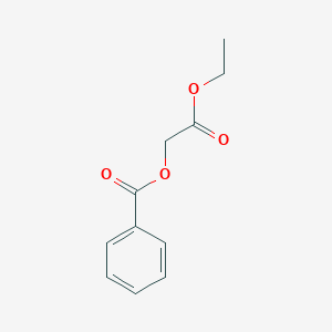 molecular formula C11H12O4 B14701924 Acetic acid, (benzoyloxy)-, ethyl ester CAS No. 19115-34-5