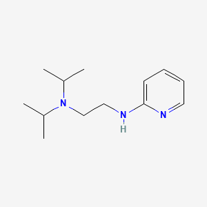 molecular formula C13H23N3 B14701942 2-(2-(Diisopropylamino)ethylamino)pyridine CAS No. 23826-74-6