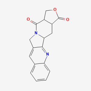 molecular formula C17H14N2O3 B14701959 6-oxa-10,20-diazapentacyclo[10.8.0.02,10.04,8.014,19]icosa-1(20),12,14,16,18-pentaene-5,9-dione CAS No. 26862-73-7