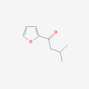 molecular formula C9H12O2 B14701983 1-(Furan-2-yl)-3-methylbutan-1-one CAS No. 20895-16-3