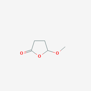 molecular formula C5H8O3 B14702001 2(3H)-Furanone, dihydro-5-methoxy- CAS No. 21963-36-0