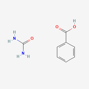 molecular formula C8H10N2O3 B14702052 Benzoic acid--urea (1/1) CAS No. 21835-57-4