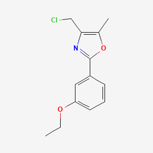 4-(Chloromethyl)-2-(3-ethoxyphenyl)-5-methyloxazole