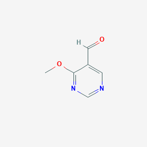 molecular formula C6H6N2O2 B147021 4-Methoxypyrimidine-5-carbaldehyde CAS No. 133731-61-0