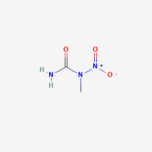 molecular formula C2H5N3O3 B14702128 Urea, 1-methyl-1-nitro- CAS No. 24390-70-3
