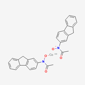 molecular formula C30H24CoN2O4 B14702138 Cobalt N-fluoren-2-ylacetohydroxamate CAS No. 14751-87-2