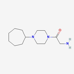 2-Amino-1-(4-cycloheptylpiperazin-1-yl)ethan-1-one
