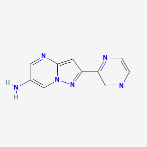 2-(Pyrazin-2-yl)pyrazolo[1,5-a]pyrimidin-6-amine