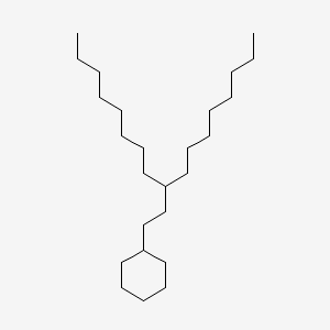 molecular formula C25H50 B14702173 9-(2-Cyclohexylethyl)heptadecane CAS No. 25446-35-9