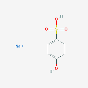 molecular formula C6H6NaO4S+ B147022 Sodium 4-hydroxybenzenesulfonate CAS No. 825-90-1