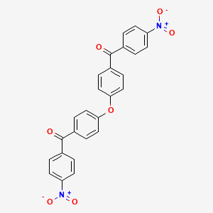 molecular formula C26H16N2O7 B14702207 [Oxydi(4,1-phenylene)]bis[(4-nitrophenyl)methanone] CAS No. 26189-46-8