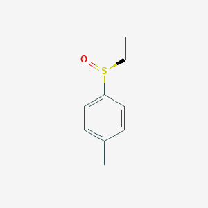 molecular formula C9H10OS B14702238 Benzene, 1-[(S)-ethenylsulfinyl]-4-methyl- CAS No. 27328-17-2