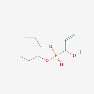 molecular formula C9H19O4P B14702316 Dipropyl (1-hydroxyprop-2-en-1-yl)phosphonate CAS No. 21989-84-4