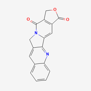 molecular formula C17H10N2O3 B14702324 6-oxa-10,20-diazapentacyclo[10.8.0.02,10.04,8.014,19]icosa-1(20),2,4(8),12,14,16,18-heptaene-5,9-dione CAS No. 26862-74-8